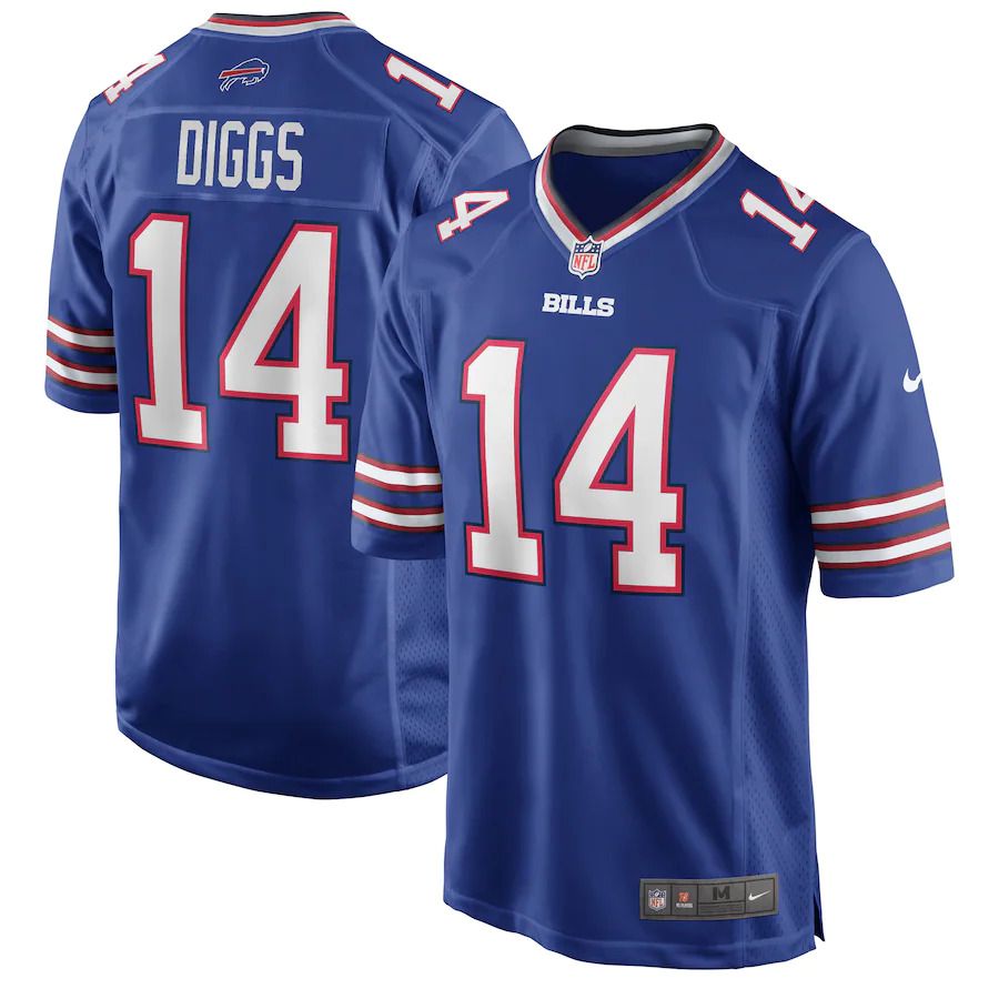 Men Buffalo Bills #14 Stefon Diggs Nike Royal Game NFL Jersey